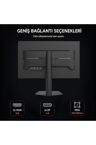 Dexim Dmt012 27" 540hz 0.5ms Fhd Hdmı Dp Hdr Low Blue Light Freesync Fast Ips Pivot Gaming Monitör