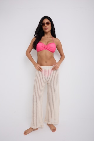 By Papi Zincir Desen Pantolon Ekru