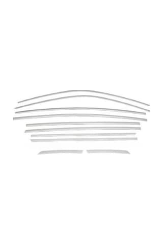 Kia Stonic Krom Cam Çerçevesi Set 2018- 10 Parça