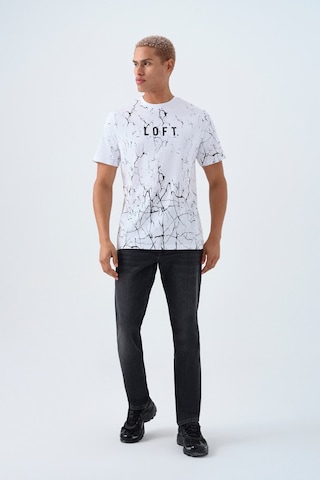 Loft Erkek Tişört Lf2038730 Beyaz