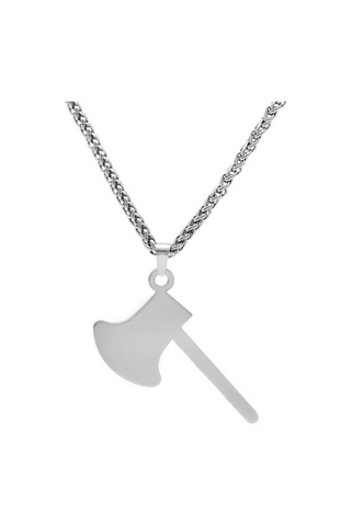 Balta Tasarım Silver Renk Çelik Erkek Kolye (507024679) Çok Renkli