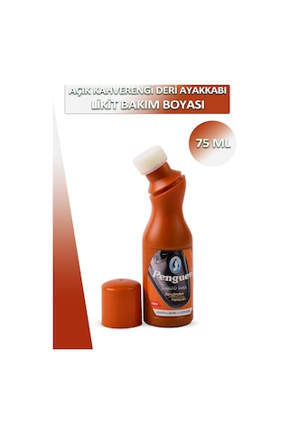 Bağcık + Penguen Deri Likit Ayakkabı Bakım Boyası 75 Ml Set 001