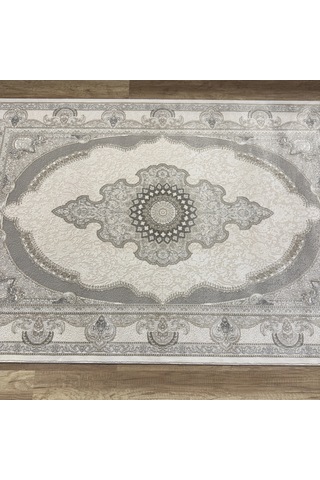 Luxess Halı Roma 1161 Gri Modern Salon Halısı Gri Beyaz