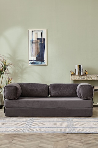 Dekoport Relax Kanepe Dinlenme Koltuğu Puffy Kanepe Yatak Olabilen Açılır Aktivite Koltuğu Antrasit