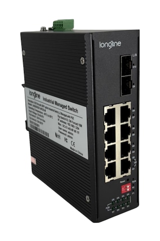 8 1000base-t Poe Port+2 1000base-x Sfp Slot Dual Power ,dc48-57v Wıth Management