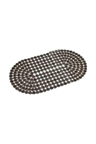 Premium Serisi Banyo - Küvet İçi Kaydırmaz Vantuzlu Elmas Desenli Paspas 66 X 36,5 Cm Açık Gri