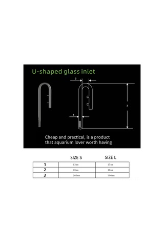 Yifomall 13mm Yüksek Borosilikat Cam Akvaryum Filtre Bucket Su Girişi, Şeffaf, Sıcaklık Dayanıklı, Çerçevesiz Akvaryumlar İçin