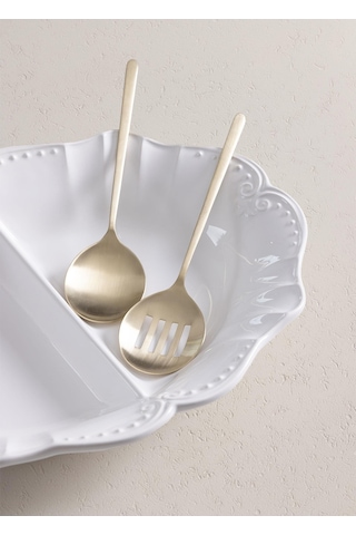 The Mia Giallo Servis Seti Şampanya Gold 2 Parça Gold