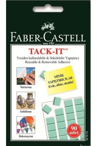 Faber-castell Hamur Yapıştırıcı Tack-ıt 50 Gr Yeşil 18 70 91