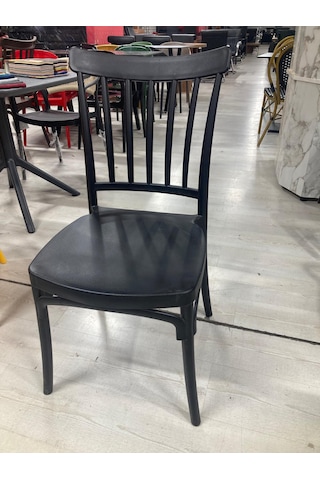 Vıolet Model Siyah Renkli 6'lı Plastik Sandalye