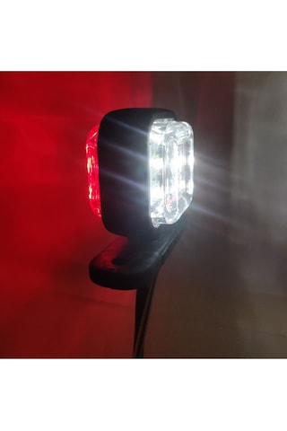 Ahmet Otomotiv 10 Adet Çeray Mini Kare Takoz Led Lamba 12v-24v
