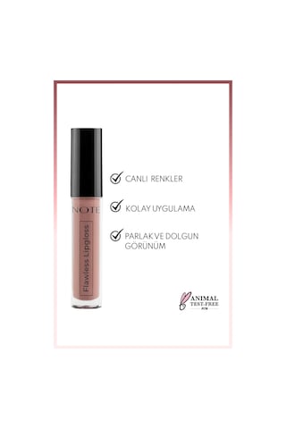 Note Cosmetique Flawless Lipgloss Nemlendirici Dudak Parlatıcısı - 04 Smell Of Coffee - Nude