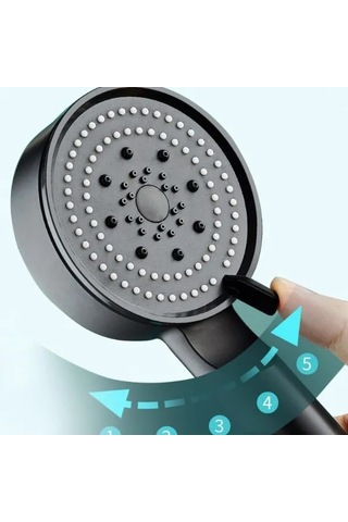 River World 5 Fonksiyonu Olan Duş Başlığı Çok Renkli