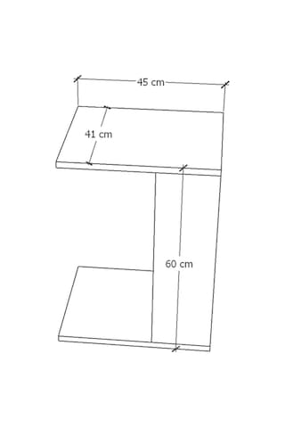 Koltuk Yanı Sehpa-antrasit
