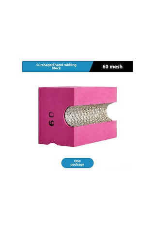 Yunboo Kavisli Kenar Testere, Seramik Granit Taş Ürünleri İçin Taşlama, Polishing Ve Yuvarlama Aracı Kavisli Elden Taşlama Bloku 60