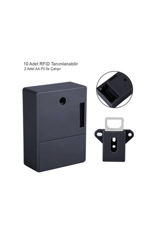 Ayt Powermaster Pm-26971 Gizli Çekmece Dolap Rfıd Kapı Güvenlik Kilidi Keyfob Çipli Kilidi