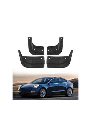 Cordial 2020 2025 Model Y İçin 4 Adet Esnek Çamur Flapları Tesla Model 3 Highland Tüm Hava Plastik Fender Koruyucu Aksesuarları