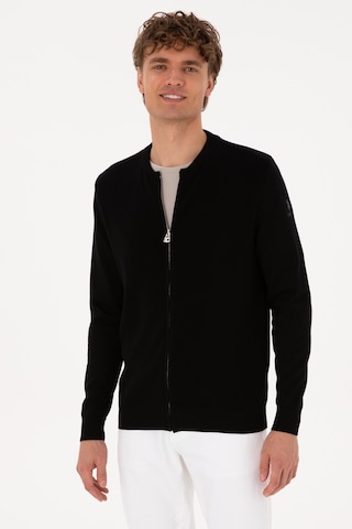 U.s. Polo Assn. Erkek Siyah Hırka Triko 50313721-vr046 Siyah