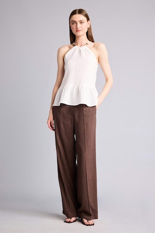 Defacto Regular Fıt Halter Yaka Müslin Kolsuz Bluz H5972ax26smwt34 Beyaz-wt34