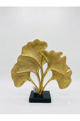 Ginko Yaprak Büyük Boy Gold 37 Cm