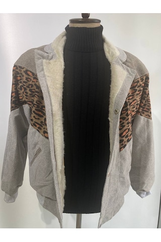 Kadın Aztek Unisex Retro Bomber Oversize Desenli Ceket Gflg4 Çok Renkli