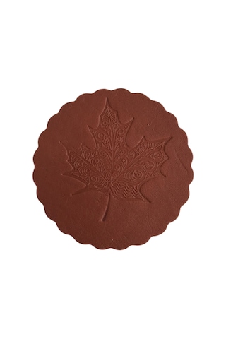 GERÇEK DERİ KARIŞIK RENKLİ BARDAK ALTLIKLARI 6 ADET Kahverengi