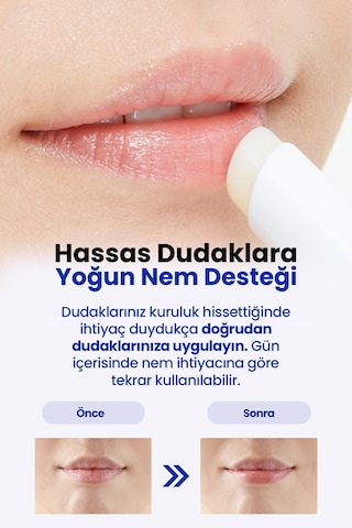 Hassas Cilt Bariyerine Bakım Yapan Nemlendirici Dudak Balmı Realbarrıer Extreme Moisture Lip Balm