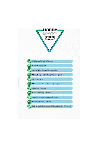 Ultra Şeffaf Döküm Tipi Epoksi Reçine 6 Kg Set Epoxy Masa Sehpa İ