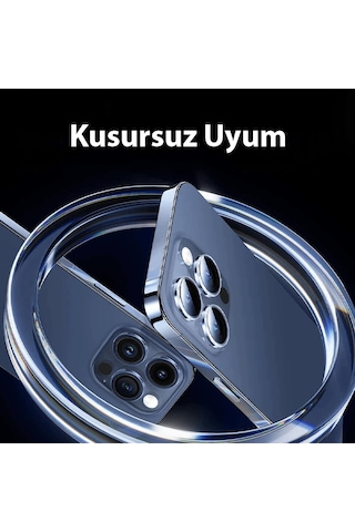 Baseus iPhone Uyumlu 15 Pro/15 Pro Max İçin Corning Serisi Hd Cam Kamera Koruyucu- 5775