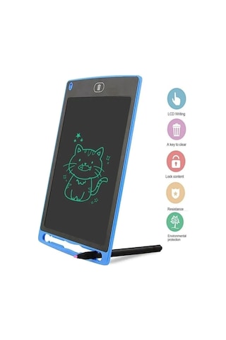 8.5 Inç Lcd Digital Çocuk Yazı Çizim Tableti - Turkuaz