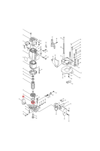 Makita 3612C Rulman 6004 Ürün Kodu 211326-7