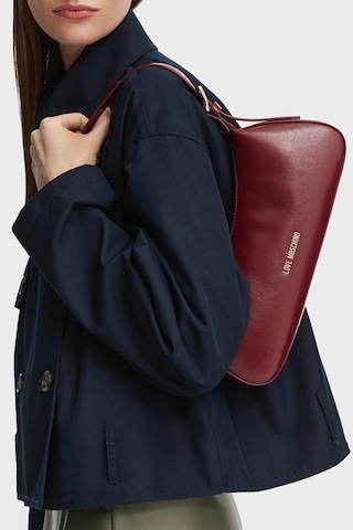 Love Moschino Logolu Ayarlanabilir Omuz Askılı Çanta Bayan Çanta Jc4390pp1pko0552 Bordo