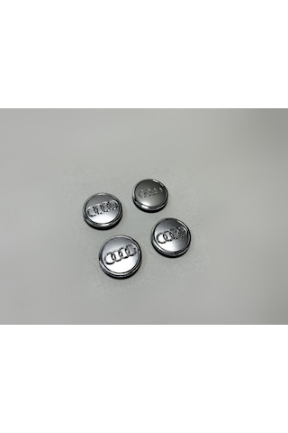 4 X Audi A8 2004-2010 Çelik Jant Göbeği 68mm Takım Gri