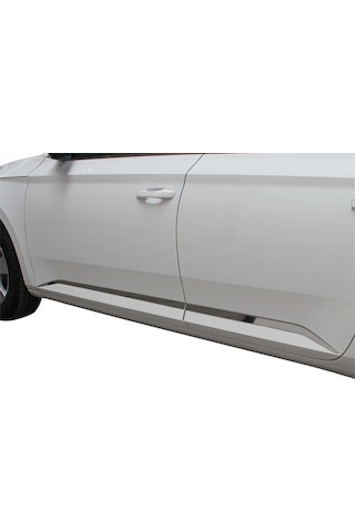 Skoda Super B8 Yan Kapı Çıtası 4 Prç. Krom 2015 ve   Sonrası