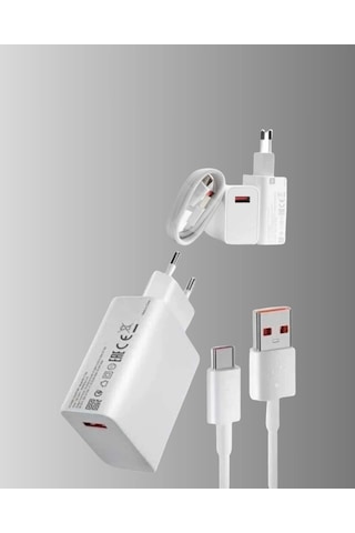 Buğz 67w Süper Hızlı Şarj Adaptörü Ve Kablo Seti Güvenli, Kompakt Ve Ergonomik Tasarım