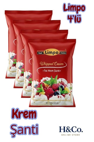 Limpo Avantaj Paket 4lü Toz Krem Şanti - Şanti