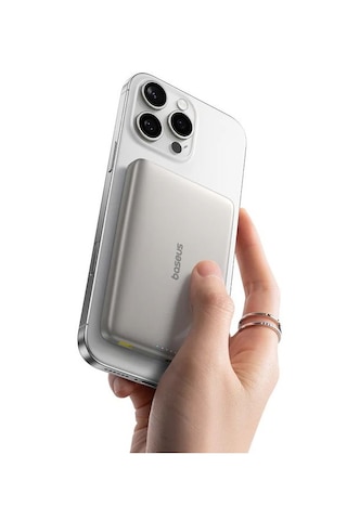 Baseus Picogo Ultra-slim Qi2 10000 Mah Hızlı Şarj Magsafe Powerbank Titanium