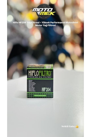 Hiflo Hf204 Yağ Filtresi Yüksek Performanslı Motosiklet Motor Yağ Filtresi