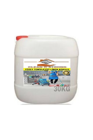 Strong&Clean Profesyonel Yüzey Temizleyici Limon Kokulu 30 KG