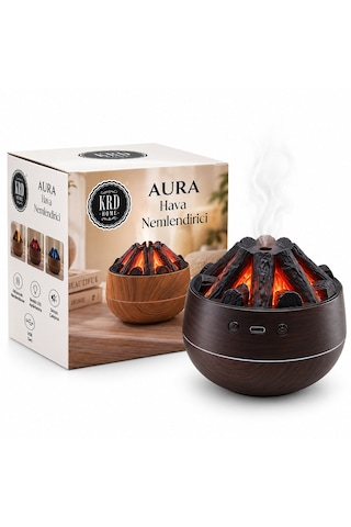 Aura Şömine Hava Nemlendirici Buhar Makine - Koku Giderici 8778 4915