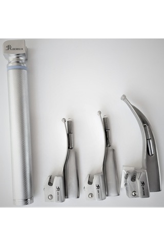 Archer Pediatrik Laringaskop Laringoskop Set No:00-0-1 Eğri Blade