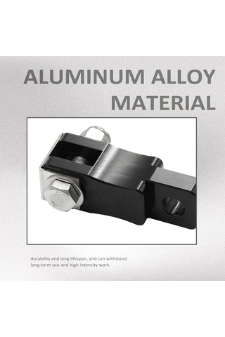 Jeehugo 2 İnç Alüminyum Debriyaj Pedalı Uzatıcı - Siyah