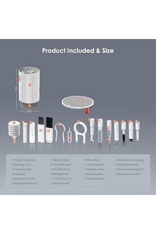 Airpods İçin 21&apos İ 1 Arada Temizleyici Kiti, Temizleme Seti, Klavye, Kulaklık, Dizüstü Bilgisayar, İphone Telefon Şarj Bağlantı Noktası Ve Ekran, Kamera Lensi, Bilgisayar, Airpod Pro, Mini