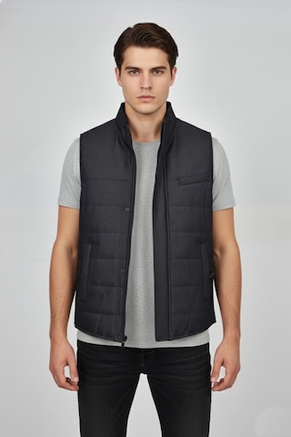 Erkek Spor Hakim Yaka Yelek Regular Kalıp 959-309 Bgl-st04875 Antrasit