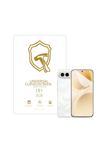 Microcase Vivo X300 Fe İle Uyumlu Full Tpu Nano Ön Ekran Koruma Filmi - Ekm101