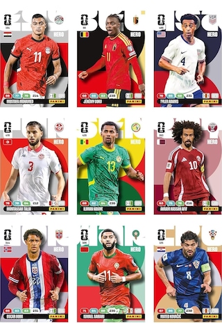 Dünya Kupası 2026 Panini Adrenalyn Xl Fıfa Trading Card Dream Box Koleksiyon Kart 50 Kart 25i Özel