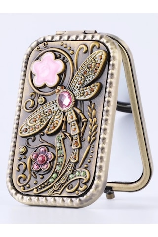 Mama Karma Cep Aynası Katlanabilir Hediye 226721606 Altın Rengi