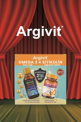 Argivit Master Fish Oil Ve Stikolin Avantajlı 2'li Set