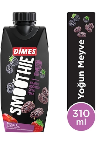 Dimes Smoothie Karadut Böğürtlen Çilek Elma 310 Ml X 12 Adet