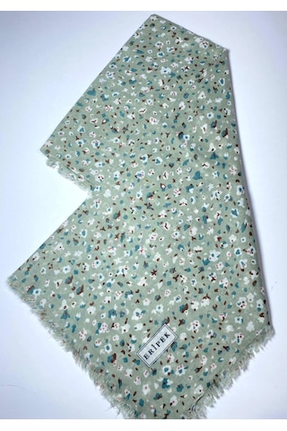 Saçaklı Pamuk Tülbent - 05505 - 95 X 95 / Su Yeşili - 11 Su Yeşili - 11